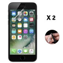 [Compatible with Apple iPhone 6 - 6S] Pack of 2 Ultra-Resistant Anti-Scratch Ultra-Thin Plastic Screen Protector Films [Phonillico®]