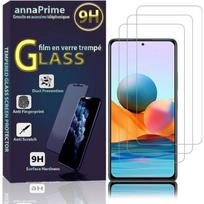 Pour Xiaomi Redmi Note 10 Pro 6.67 : Lot - Pack de 3 Films de protection écran Verre Trempé