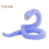30cm/40cm/60cm 3D spausdintas gyvatės ornamentas, judantys sąnariai, naktinio staliuko gyvatės figūrėlė, pokšto žaislas, stalo dekoras 30cm violetinė