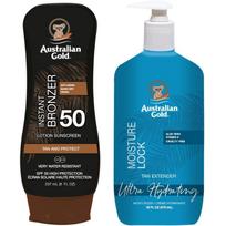 Australian gold balm with bronzer SPF50 + moisture lock 473ml