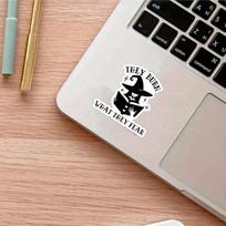 They Burn What They Fear, Water Bottle Sticker Durable for Laptop, Car, Luggage, Skateboard & More Perfect for Teens, Adults, Creative Decor & Gifting 5PC
