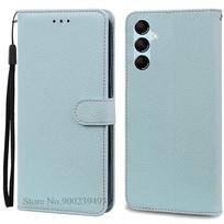 Skirta Samsung Galaxy M55 dėklas Odinė piniginė Atverčiamas telefono dėklas Skirta Samsung M55 M156B Dangtelis Skirta Samsung Galaxy M55 5G dėklas Fundas For Samsung M55 5G šviesiai mėlyna spalva