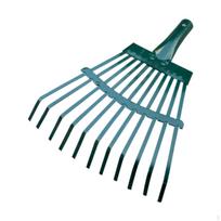 Garden Rake Head Hand Landscape Casting Drainer Leaf Replacement for 11 Teeth 24x30cm