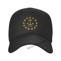 Unisex's Baseball Caps Flag Of Rhode Island State Women Summer Snapback Cap Adjustable Outdoor Sport Sun Hat One Size