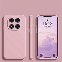 For Xiaomi POCO X7 Case Liquid Silicone Protective Cover POCO X7 Case TPU Plain Rubber Phone Case POCO X7 Cover For POCO X7 rožinė