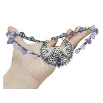 Gothic Crystal Witch Party Charm Hair Hoop Halloween Crystal Role Play Costume Proms Party Live Show Headwear A