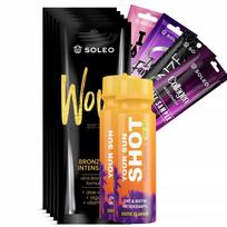 Soleo Wow 5x15ml Itin stiprus bronzantas įdegiui + Nemokami priedai