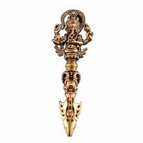 Išskirtinis varinis tibetietiškas vadžra piestukas pakabukas, unikalus budistinis amuletas, demonus sutramdantis raktų pakabukas, ornamentai, amatai varis