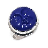 Natural Cameo Moonface Gemstone 925 Sterling Silver Jewelry Ring Size 6.5 A8P51