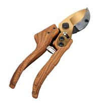 SK5 Steel Twocolor Blade Gardening Shears Bypass Pruning Scissors Heavy Duty Pruning Manual Pruning GardenTool Wood Pattern
