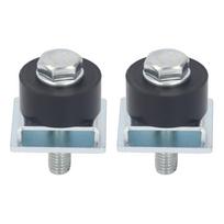 2Pcs Stainless Steel Trolley Roller Wheels Limit Assembly Positioning for 1?58in Width Strut