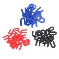 60pcs Plastic Shims Horseshoe Shims U Shaped Tile Spacers 1/4in 1/8in 1/16in Auto Lift Installation
