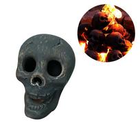 Imituotas žmogaus kaukolės kaulas Keraminis Ugniai atsparus Laužavietės Skeletas Rąstas Laužui, Laužavietei, Židiniui