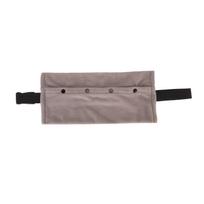 Reptile Sling Carrier Soft Coral Fleece Lizards Travel Sling Adjustable Strap Bearded Dragon Sling pilka spalva