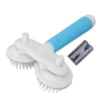 Pet Massager Effective Hair Removal Soothe Sore Muscles Promote Relaxation Handheld Negative Ion mėlyna