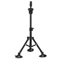 Wig Head Tripod Mannequin Head Mold Holder Stand Bracket Support Hairdressing Training ToolBlack juoda