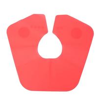 Professional Silicone Hair Cutting Dyeing Cape Home Barber Shop Hairdressing ShawlL Red
