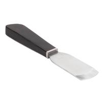 Leather Knife Stainless Steel Material Incisive Blade Wooden Handle DIY Cutting Round Flat Skiving