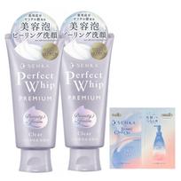 Senka SENKA Premium Perfect Whip Clear 120g x 2 Bonus Beauty Foam Peeling Transparency Pores Exfoliating Dullness Care Medicinal Facial Cleansing Foam