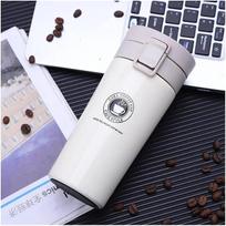 380/500ml Stainless Steel Thermos Coffee Cup Bounce Vacuum Cup Double Layer Tea Mug Drinking Cup Water Cup Office Business Cup 380ml