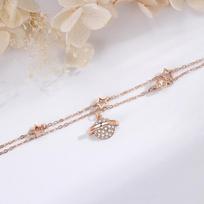 Universe Planet Bracelet Women's Fashion Exquisite Temperament Versatile Niche Design Sense Double-layer Star Bracelet