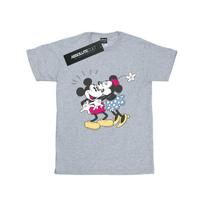 Disney Womens/Ladies Mickey And Minnie Mouse Kiss Cotton Boyfriend T-Shirt XXL