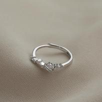 Sparkling Diamond Planet Star Ring Women's Niche Design Sense Fashion Light Luxury Opening Adjustable Ring