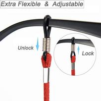 New 4x Adjustable Sunglasses Neck Cord Strap Eyeglass Glasses String Lanyard Holder