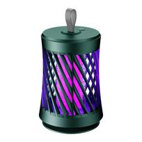 Zapper patalpoms, Elektrinis zapper patalpoms lauke, 2 viename uodų zapperis, Galingas musių zapperis su violetinėmis lemputėmis namams, sodui, terasai One Size žalia