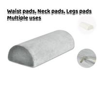 Office Footrest Half Cylinder Cushion High Resilience Leg Pillow Memory Foam Cotton Pillow For Comfort And Support white