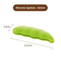 5 pcs Silicone Knife Handle Protector Cover for Kitchen Cutters 11.5*3.2*1.2cm žalia