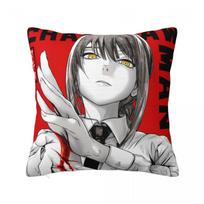 Makima Chainsaw Man Pillow Cases Cushion Cover Vintage Decorative Throw Pillow Case Cover for Sofa 18 30cm x 30cm