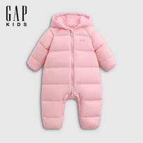 Gap Baby 2025 Rudens Kombinezonas Su Gobtuvu Ir Logotipu 66/44 rožinė