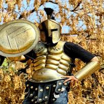 Spartan Armor 300 Movie Spartan King Leonidas Armor Replica Spartan Cosplay Suit Leonidas Roleplay Armor Halloween Costume black