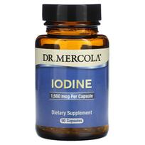 Dr. Mercola, jodas, 1500 mcg, 90 kapsulių