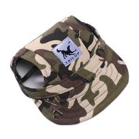 Small Pet Summer Canvas Cap Dog Baseball Visor Hat Puppy Outdoor Pet Cap S
