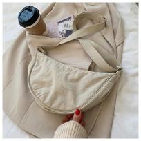 New women's messenger bag fashion casual nylon dumpling bag women's versatile shoulder bag trend lightweight small cloth bag mėlyna