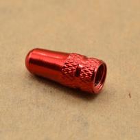5pcs Bike Bicycle Air-Valve Cap For Presta Valve Wheel Rim Tyre Stem Dust-Cover raudona