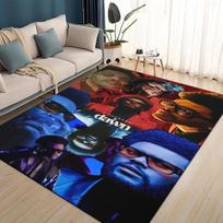 3D The Weeknd X.O R&B Singer Carpet Rug for Living Room Bedroom Home Sofa Decoration,kids Play Non-slip Floor Mat Christmas Gift 40x60cm