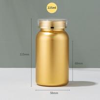 Mėginio tabletės pakavimo buteliuko talpyklos tablečių pakuotojas plastikiniai stiklainiai Kapsuliniai buteliukai su dangteliu piliulei 100/120/150/225 ml Silver 120ml gray