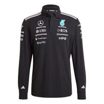 Adidas MERCEDES AMG PETRONAS FORMULA 1 TEAM POLO Shirt Men's KE5514 M black