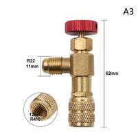 Skysčio apsauginis vožtuvas R410A R22 oro kondicionavimo šaltnešis 1/4  saugumo adapterio oro kondicionavimo remontas ir fluoridas A3