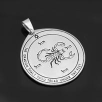 Slavic Stainless Steel Men's Scorpion Pendant Necklace