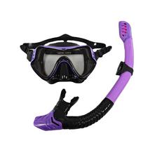 Adult Full-Dry Snorkel & Silicone Diving Mask Set Adult