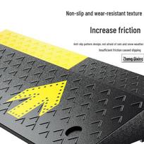 Rubber Curb Ramp Mat yellow