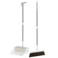 Foldable Large Broom & Dustpan Set Foldable Broom balta