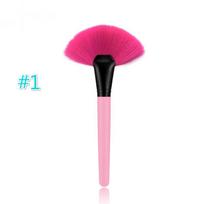 „Pro Makeup Large Fan Goat Hair Blush Face Powder Foundation“ kosmetinis šepetėlis