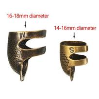Metal Coin Antique Finishing Thimble DIY Sewing Tool Needlework Accessory S