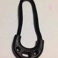 2pcs Zipper Pulls Cord Rope Ends Lock Zip Slider Replacement Fastener Loops For Clothing Bags 1