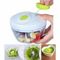 Multi function Salad Crusher Food Processor Manual Meat Machine Crusher Chopper Cortador de comida white
